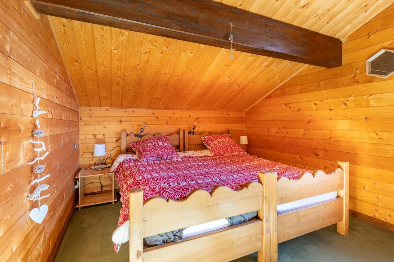 Chalet Les Tilleuls - Jolie Vue Montagne Et Lac Лез-Анґль Екстер'єр фото